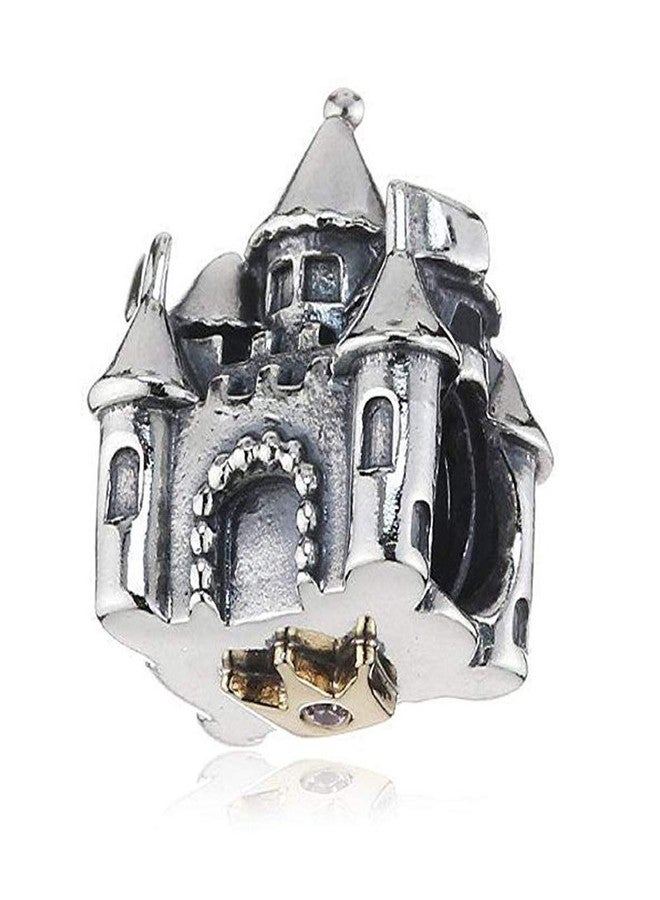 ARTCHARM Silver Castle Charm Bead Sterling Charm Fits Woman Similar Bracelets - Image 1